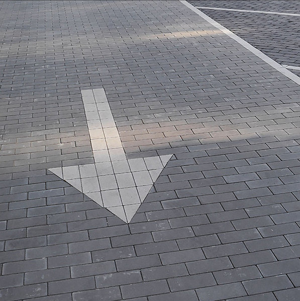 Тротуарна плитка Кирпич без фаски 200х100, 60мм Білий