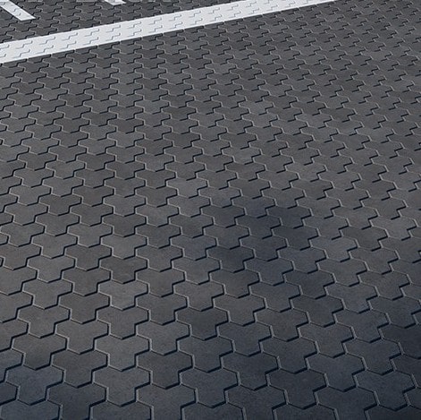 Тротуарна плитка Тригран 60 мм Сірий