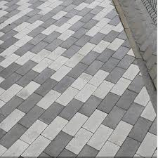 Тротуарна плитка Кирпич без фаски 40мм 200х100 Сірий