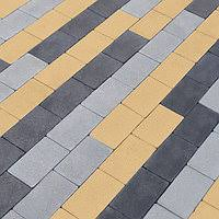 Тротуарна плитка Кирпичик без фаски 200х100, 60мм Жовтий