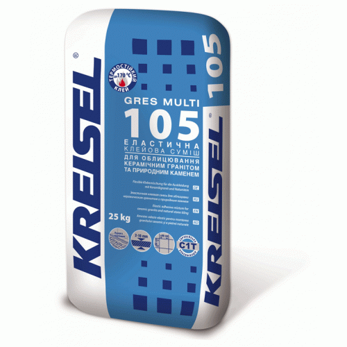 Kreisel 105 Клейова суміш для керамограніту 25кг 