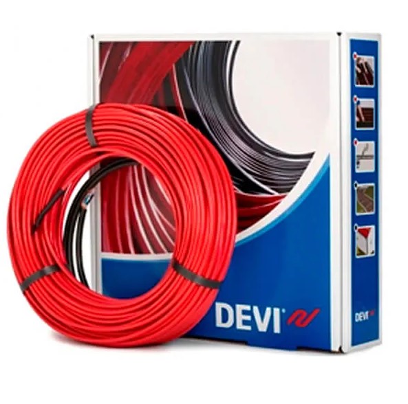 Двожильний нагрівальний кабель DEVI DEVIflex 18T 34 м (140F1240)