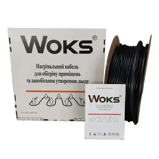 Нагрівальний кабель Woks-20T, 826 Вт (43м)
