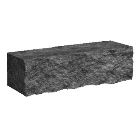 Камінь декоративний для клумби 175х500