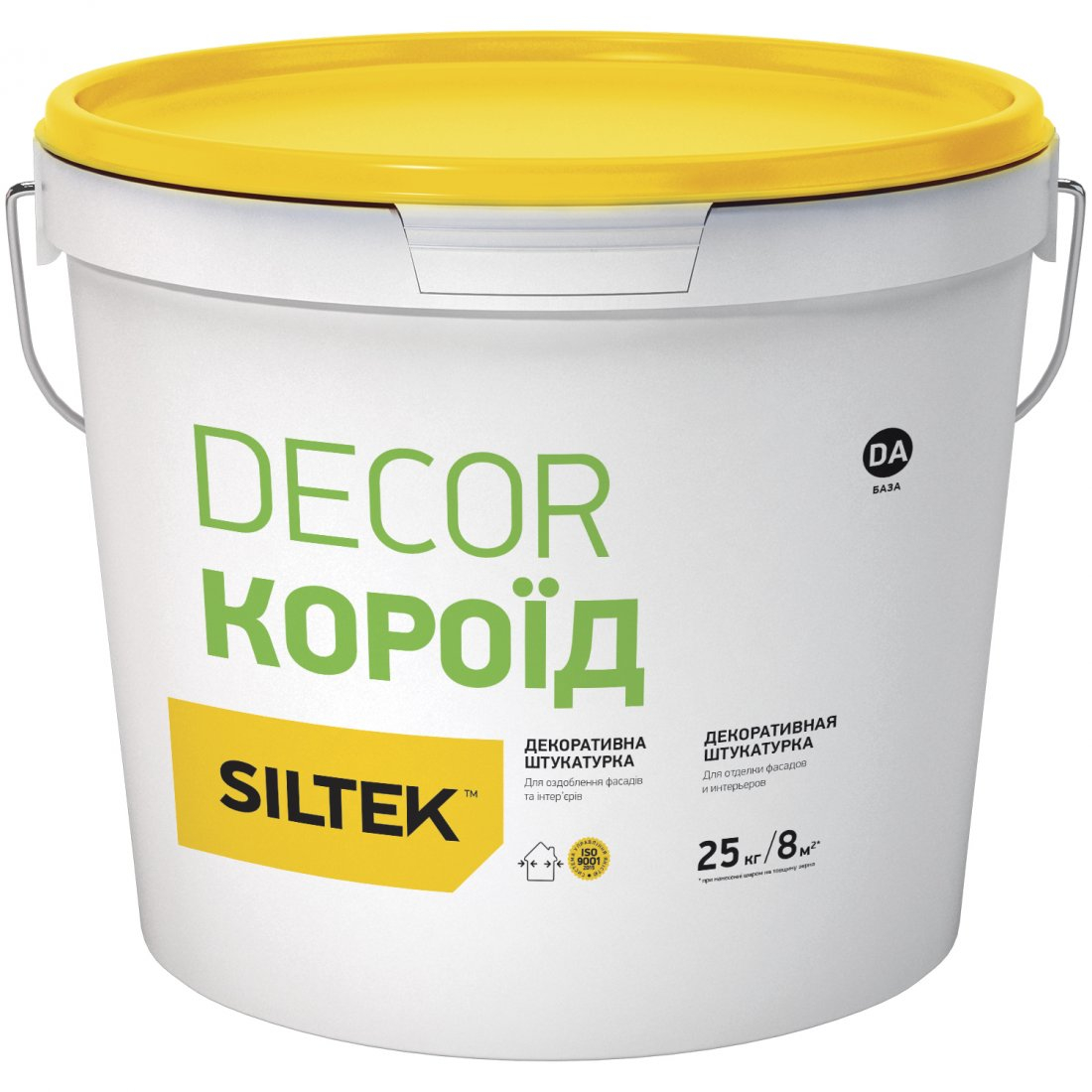 Декоративна штукатурка SILTEK Decor Pro Короїд 1,5мм БАЗА DС, 25кг 