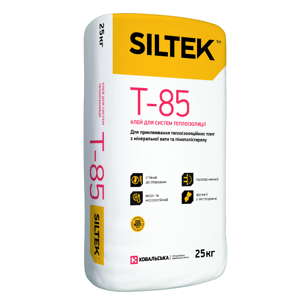 Клей для систем теплоізоляції SILTEK Т-85, 25 кг