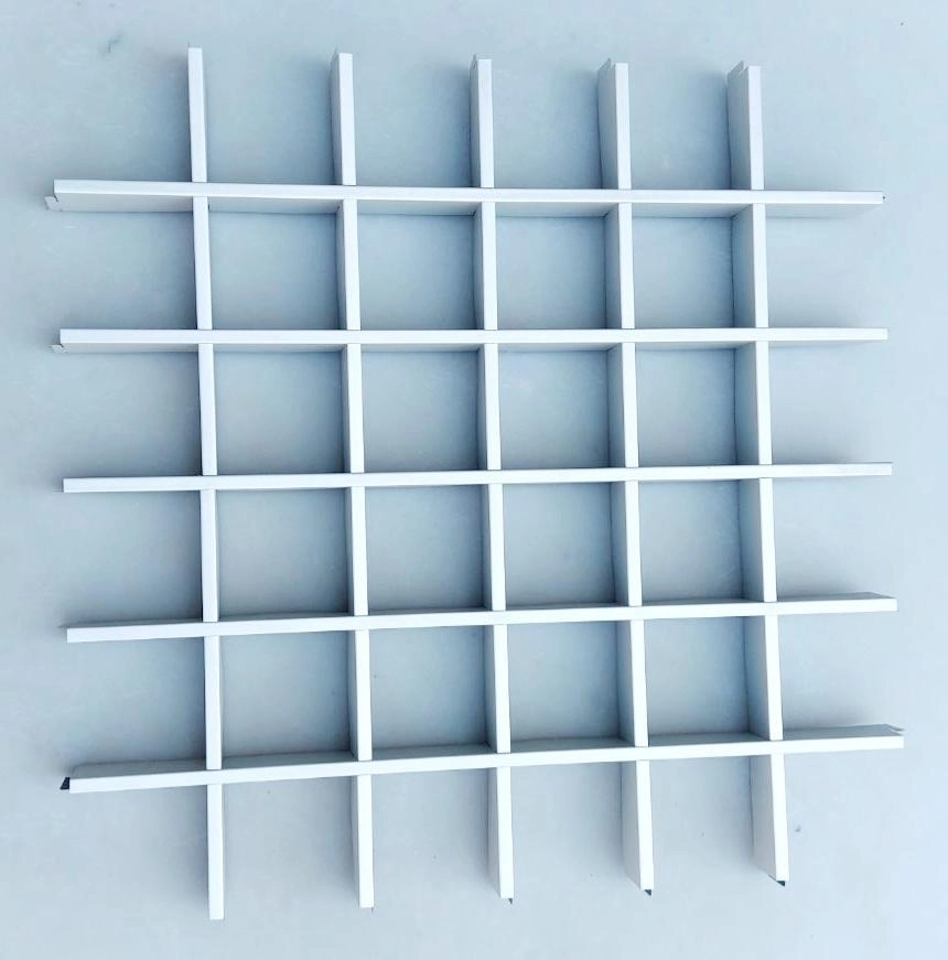 Підвісна стеля Грильято 100Х100 мм, Білий