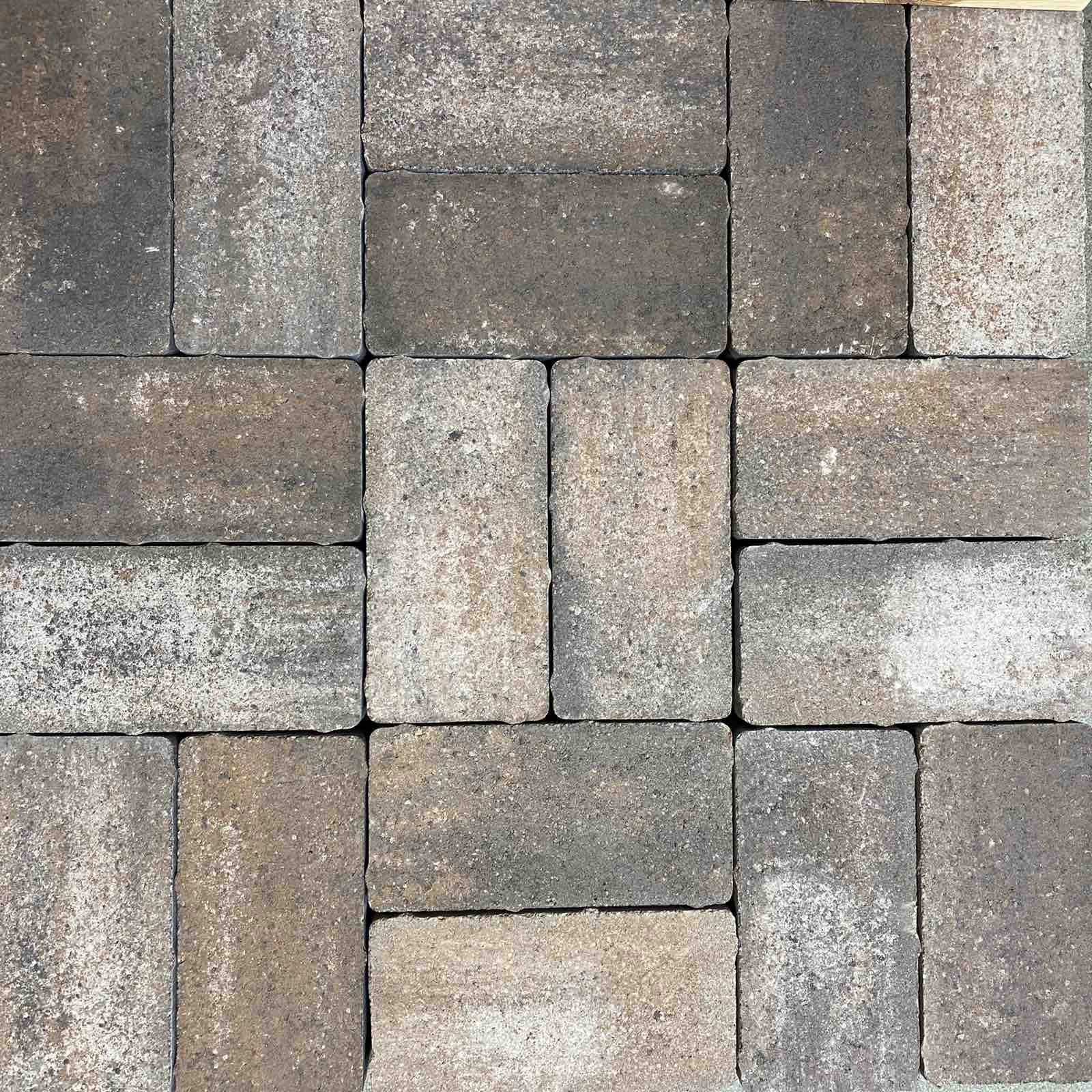 Тротуарна плитка Кирпичик без фаски 200*100 Капучіно