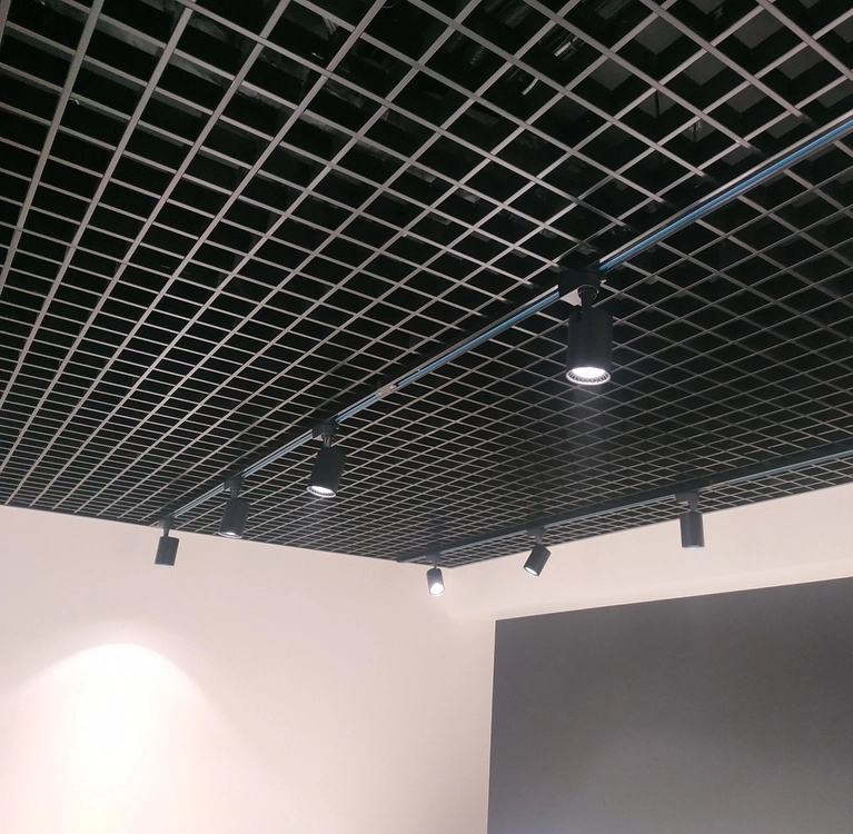 Підвісна стеля Грильято 120Х120 мм, Чорний