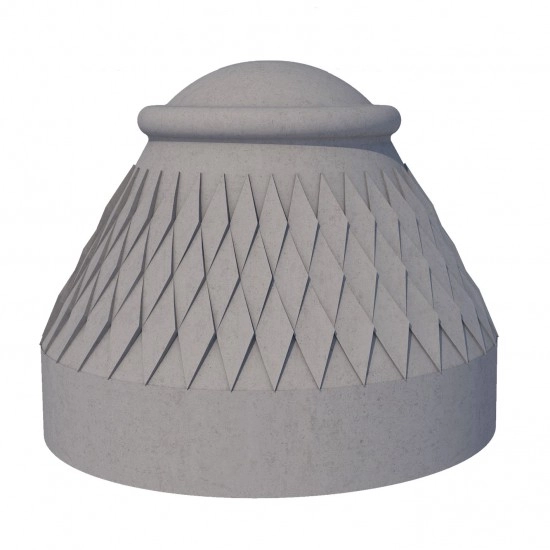 Боллард Барселона малий Золотий мандарин