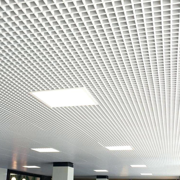 Підвісна стеля Грильято 100Х100 мм, Білий